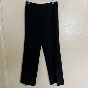 Lafayette 148 Black Wool Straight Leg Womens Dress Pants Size 8